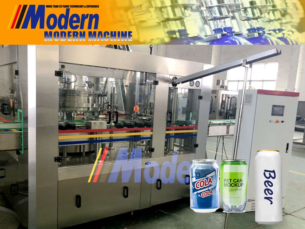 2in1 Aluminum Can Filling And Seaming Machine