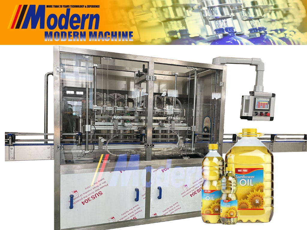 Linear Type Olive Oil Filling Machine